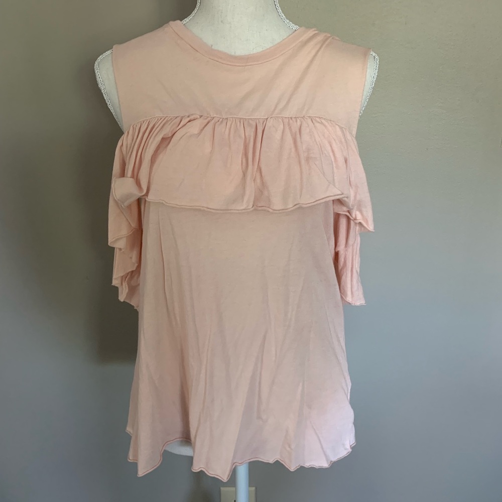 Light pink shoulder peak shirt